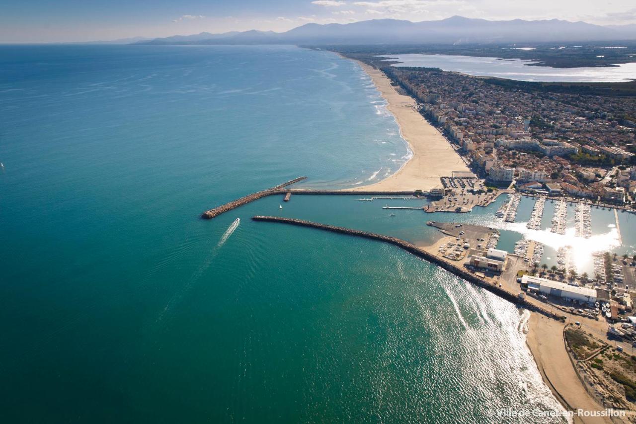 "Chill" Magnifique Vue Sur La Mer Et Le Port Au Coeur De La Ville En Premiere Ligne Canet-en-Roussillon Exteriör bild